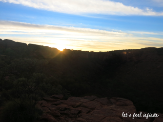 Red Center - King's Canyon 1 - Sunrise