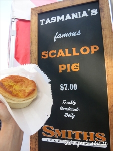 Salamanca Market - Scallop pie