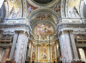 Intérieur de l'église Sant’Ignazio di Loyola